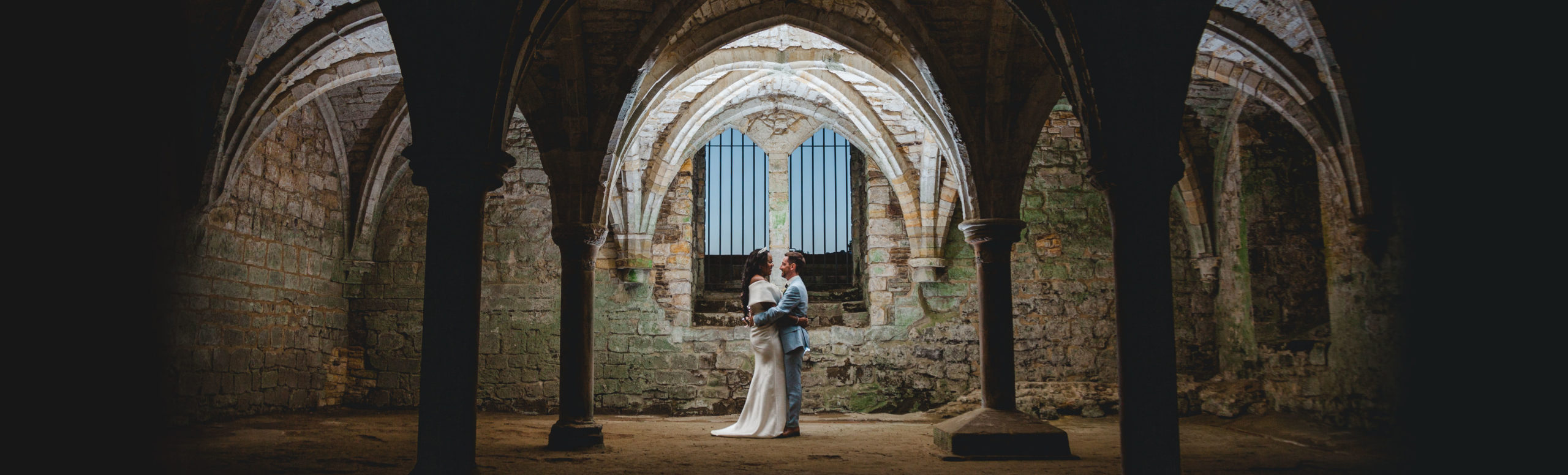 Bride and Groom at Battle Abbey